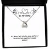 Gag Wife, All Women Are Created Equal But Only The Finest Are Married To A, Joke Christmas Wishbone Dancing Necklace For Wife -KitchenAid Shop 41MCbyfjWcL