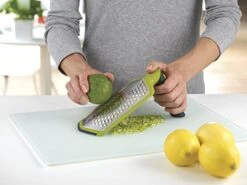 Joseph Joseph The Foodie Kitchen Gadget Gift Set Peeler Scoop Colander Elevate Steel Tongs Twist Grater Starter Cooking Tools, 4-piece -KitchenAid Shop 41MJY3S5caL