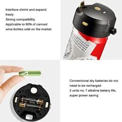 Beer Tower Dispenser, Drink Dispenser Portable Beer Foamer, Electric Ultrasonic Beer Foaming Machine, Converts Any Can Into A Nitro-Style Draft, Awesome Gift For Beer Lover, For Bars Home Party -KitchenAid Shop 41MNvs49rtL