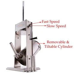 Akka 15 Lb/7 L Sausage Stuffer 2 Speed Stainless Steel Vertical Sausage Maker 9 Akka 15 Lb/7 L Sausage Stuffer 2 Speed Stainless Steel Vertical Sausage Maker -KitchenAid Shop 41MPgQlIRML