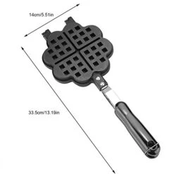 Non-Stick Double-side Waffle Baking Pan Mold Aluminum Alloy Waffle Mould Waffle Press Plate Cooking Baking Tool Sandwich Maker -KitchenAid Shop 41MQDUxcxeL