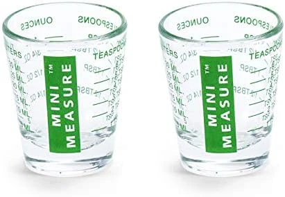 Mini Measure Heavy Glass, 20-Incremental Measurements Multi-Purpose Liquid And Dry Measuring Shot Glass, Black 13 Mini Measure Heavy Glass, 20-Incremental Measurements Multi-Purpose Liquid And Dry Measuring Shot Glass, Black - Image 11