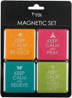 Vintage Refrigerator Magnets | Retro Blessings W/Bible Verses| Inspirational Fridge Magnet Set/4 -KitchenAid Shop 41MV8fz rBL. AC