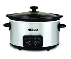DSC-4-25, Digital Slow Cooker, 4 Quart, Silver