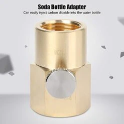 ZPSHYD Soda CO2 Adapter, Soda Maker CO2 Direct Adapter Household Soda Bottle Soda Water Cylinder CO2 Refill Connector Adapter Accessories -KitchenAid Shop 41MX3OywNvL