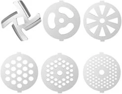 IVict 2 Pack Stainless Steel Knife Cutter Meat Grinder Blade Cutter Replacement For Size 5 Electric Meat Grinder/Stand Mixer Machinery Parts -KitchenAid Shop 41MXncWqSL. AC