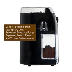 Electric Burr Coffee Grinder Mill, Adjustable Cup Size, 17 Fine To Coarse Grind Size Settings For Drip, Percolator, French Press And Turkish Coffee Makers, Black -KitchenAid Shop 41MfEKpmZdL