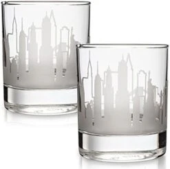 Skyline Etched Philadelphia Whiskey Glasses Gift (Set Of 2) | Old Fashioned Tumbler – For Philadelphia Lovers -KitchenAid Shop 41MiIhO5fDL. AC