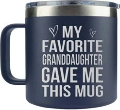 Gifts For Dad From Daughter, Son For Fathers Day - Dad Gifts From Daughter, Son - Cool Gifts For Dad, Husband, Men, Grandpa - New Dad Gifts - Men Gifts - Dad Birthday Gift - Funny Dad Mug 14 Oz, Navy -KitchenAid Shop 41Mj1YAEMEL. AC