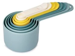 Joseph Joseph Nest Measure Measuring Cup Set, Opal - Multi-Colour, 8 Piece