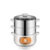 Electric Steamer Multifunctional Household Small Double-Layer Steamer Breakfast Machine Large Capacity Automatic Power-Off Steamer -KitchenAid Shop 41Mx6HDKRmL