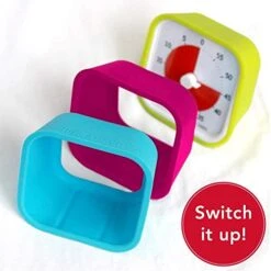 OD (Charcoal), A Visual Countdown 60 Minute Timer For Classrooms, Meetings, Kids And Adults Office And Homeschooling Tool With Silent Operation And Interchangeable Silicone Cover -KitchenAid Shop 41MylX7nt9L