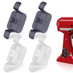 Cord Organizer,VABNEER 4PCS Cable Holder For Kitchen Appliances, Self Adhesive Cable Management Cable Organizer Cord Wrap Kitchen Organizers Storage For Mixer, Air Fryer, Juicer,Ovens,Coffee Maker