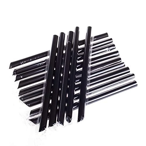 OLDEN APPLE, 8inch 12mm Diameter Drinking Straws,100Pcs Individually Wrapped Disposable Plastic Big Boba Bubble Pearls Tea Drinking Straws 3 OLDEN APPLE, 8inch 12mm Diameter Drinking Straws,100Pcs Individually Wrapped Disposable Plastic Big Boba Bubble Pearls Tea Drinking Straws