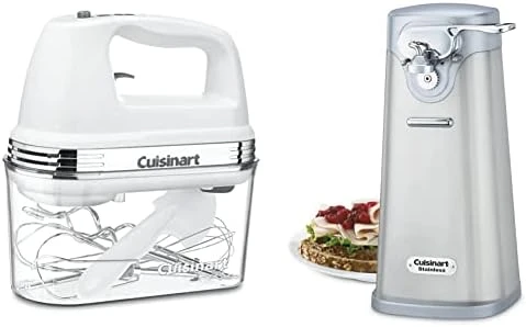 Cuisinart HM-90S Power Advantage Plus 9-Speed Handheld Mixer With Storage Case, White & CTG-00-SMB Stainless Steel Mixing Bowls With Lids, Set Of 3 11 Cuisinart HM-90S Power Advantage Plus 9-Speed Handheld Mixer With Storage Case, White & CTG-00-SMB Stainless Steel Mixing Bowls With Lids, Set Of 3 - Image 9
