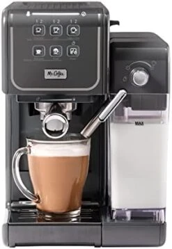 Mr. Coffee® ® One Touch CoffeeHouse+ Espresso, Cappuccino, And Latte Maker,530 Ml, Grey 15 Mr. Coffee® ® One Touch CoffeeHouse+ Espresso, Cappuccino, And Latte Maker,530 Ml, Grey -KitchenAid Shop 41NHYXkogvL. AC