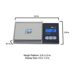 Merican Weigh Scale Fast Weigh Zx-650 Digital Pocket Scale, Black, 650 X 0.1 G -KitchenAid Shop 41NJuz5iTCL