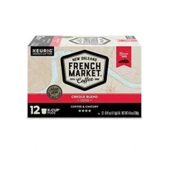 Rench Market Coffee, Single Serve K-Cups, Medium Dark Roast Coffee And Chicory, 4.9oz Box (Pack Of 3) Packaging May Vary