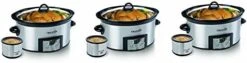 Crock-Pot 6-Quart Countdown Programmable Oval Slow Cooker With Dipper, Stainless Steel, SCCPVC605-S -KitchenAid Shop 41NffwWAqL. AC