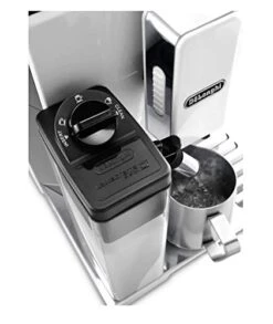 De'Longhi ECAM44660 Eletta Fully Automatic Espresso, Cappuccino And Coffee Machine With One Touch LatteCrema System And Milk Drinks Menu (White, ECAM44660B) -KitchenAid Shop 41NgTDRcUqL