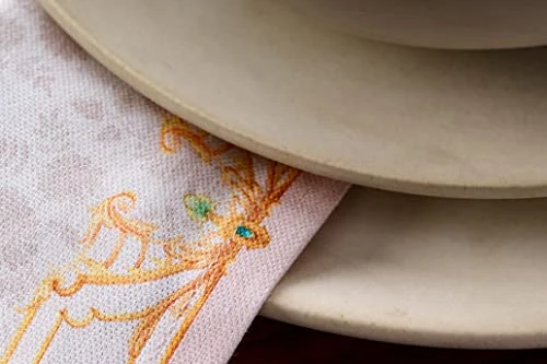 D' Hermine Napkins 100% Cotton Premium Set Of 4 Decorative Easter Cloth Napkin Washable Dinner Napkins For Holiday, Dinner, Wedding, Baby Shower & Dining - Pastries (20”x20”) 7 D' Hermine Napkins 100% Cotton Premium Set Of 4 Decorative Easter Cloth Napkin Washable Dinner Napkins For Holiday, Dinner, Wedding, Baby Shower & Dining - Pastries (20”x20”) - Image 5