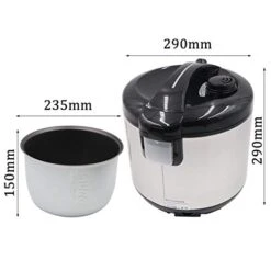 6L Electric Pressure Cooker Electric Cooker Intelligent Multi-Function 6L Pressure Cooker Rice Warmer Food Steamer -KitchenAid Shop 41NhcldYDLL