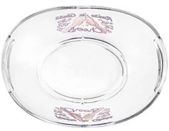 Clear Ice Bucket - 3.5 Liter Plastic Wine Buckets - Party Champagne Bucket Beverage Tub For Wine, Champagne Or Beer Bottles - 10.5 X 8 X 7-3/4 Inch - Raise A Glass Pattern -KitchenAid Shop 41NsDa6ituL