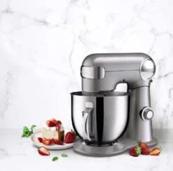 Cuisinart Precision Master Pro 6.5-QT Stand Mixer.600-watt 12 Speed Motor.59-point Planetary Mixing Action.Silver. (CSM-130BCPC) 10 Cuisinart Precision Master Pro 6.5-QT Stand Mixer.600-watt 12 Speed Motor.59-point Planetary Mixing Action.Silver. (CSM-130BCPC) -KitchenAid Shop 41NsInXOULL