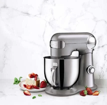 Cuisinart Precision Master Pro 6.5-QT Stand Mixer.600-watt 12 Speed Motor.59-point Planetary Mixing Action.Silver. (CSM-130BCPC) 5 Cuisinart Precision Master Pro 6.5-QT Stand Mixer.600-watt 12 Speed Motor.59-point Planetary Mixing Action.Silver. (CSM-130BCPC) - Image 3