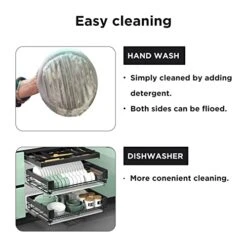 2 Pcs Silicone Air Fryer Liners-Reusable Heat Resistant Food Safe Silicone Bowl/Pot For Air Fryer And Microwave (GREY+GREY- 8inch) -KitchenAid Shop 41NuAsgh2WL