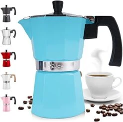 Classic Italian Style 8 Espresso Cup Moka Pot, Classic Stovetop Espresso Maker For Great Flavored Strong Espresso, Makes Delicious Coffee, Easy To Operate & Quick Cleanup Pot (Silver) 26 Classic Italian Style 8 Espresso Cup Moka Pot, Classic Stovetop Espresso Maker For Great Flavored Strong Espresso, Makes Delicious Coffee, Easy To Operate & Quick Cleanup Pot (Silver) -KitchenAid Shop 41NyyQxS31L. AC