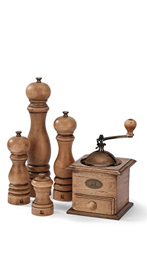 Peugeot 30940 Bistro Antique Distressed Beechwood Salt Mill, 4 Inch, 3,94in, Natural 4 Peugeot 30940 Bistro Antique Distressed Beechwood Salt Mill, 4 Inch, 3,94in, Natural - Image 2