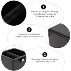 DOITOOL Espresso Coffee Maker Coffee Ground Bucket Black Coffee Knock Box Espresso Container Knock Box Manual Grinder Home Coffee For Home Shop Kitchen Office Bar Barista Expresso Coffee 12 DOITOOL Espresso Coffee Maker Coffee Ground Bucket Black Coffee Knock Box Espresso Container Knock Box Manual Grinder Home Coffee For Home Shop Kitchen Office Bar Barista Expresso Coffee -KitchenAid Shop 41O45uZdU6S