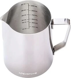 12 Oz Espresso Steaming Pitcher, Espresso Milk Frothing Pitcher 12 Oz, Coffee Milk Frothing Cup, Coffee Steaming Pitcher 12 Oz/350 Ml -KitchenAid Shop 41O4Leud8zS. AC