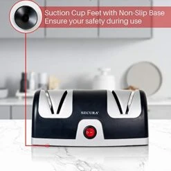 Electric Knife Sharpener, 2-Stage Kitchen Knives Sharpening System Quickly Sharpening 7 Electric Knife Sharpener, 2-Stage Kitchen Knives Sharpening System Quickly Sharpening -KitchenAid Shop 41O9HASlO9L