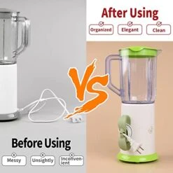 Ugagaf 5 Pcs Cord Organizer For Appliances, Kitchen Appliance Cord Winder, Appliance Cord Organizer Stick On Mixer, Blender, Coffee-Maker, Toaster, Pressure-Cooker And Air-Fryer -KitchenAid Shop 41OBdKV4OZL