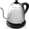 DRETEC Stainless Kettle (0.8L) PO-143BK (Black)【Japan Domestic Genuine Products】