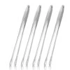 4 Pack 18/10(304) Stainless Steel Grill Tongs Korean Japanese Barbecue Tongs Kitchen Food Tongs Tweezers Cooking Clamp (9.5inch) -KitchenAid Shop 41OMDnq3gJL