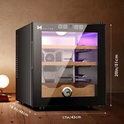 Electric Cooler 300 Count 54-73°F Temp Adjustment 2 Spanish Cedar Wood Shelves And 1 Drawers Keep Ideal Temperature And Humidity -KitchenAid Shop 41OP1OeUERL