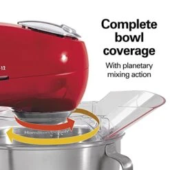 Hamilton Beach All-Metal 12-Speed Electric Stand Mixer, Tilt-Head, 4.5 Quarts, Pouring Shield, Red 11 Hamilton Beach All-Metal 12-Speed Electric Stand Mixer, Tilt-Head, 4.5 Quarts, Pouring Shield, Red -KitchenAid Shop 41OP8zyajaL