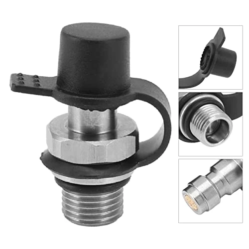 YOUTHINK Co2 Valve Connector,Male Stainless Steel Soda Water Bottle Parts With Gasket Adapter Filling Refill Valve Connector Accessories For Replacement Soda Club Homebrewing 7 YOUTHINK Co2 Valve Connector,Male Stainless Steel Soda Water Bottle Parts With Gasket Adapter Filling Refill Valve Connector Accessories For Replacement Soda Club Homebrewing - Image 5