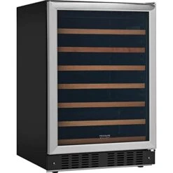 FRIGIDAIRE FGWC5233TS Gallery Series 26 Inch Built-In And Freestanding Single Zone Wine Cooler In Stainless Steel,Silver -KitchenAid Shop 41OUqAVE0tL