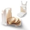 Bread Slicer For Homemade Bread, Plastic Bread Slicer Machine And Compact Bread Slicing Guide 4 Sizes Bread Loaf Slicer Thin Bread Cutter, Foldable And Manual Bread Slicer For Kitchen