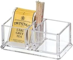 Acrylic Tea Bags Holder Coffee Sugar Bag Case Guest Room Storage Boxes - Holder For Tea Bags, Small Packets, Sweeteners,Sugar Packet, Coffee, Condiment (L16.6*W8.2*H7.5cm) 15 Acrylic Tea Bags Holder Coffee Sugar Bag Case Guest Room Storage Boxes - Holder For Tea Bags, Small Packets, Sweeteners,Sugar Packet, Coffee, Condiment (L16.6*W8.2*H7.5cm) -KitchenAid Shop 41Oaa7NTYlL. AC