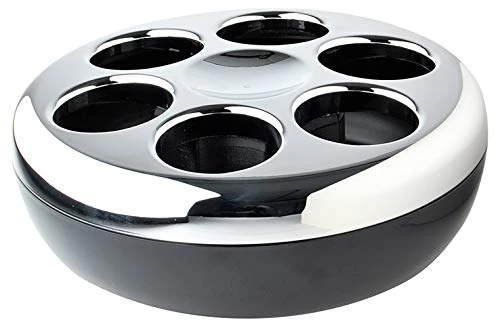 Helios Pure Bottle Cooler Black And Chrome, 30 X 30 X 10.9 Cm 3 Helios Pure Bottle Cooler Black And Chrome, 30 X 30 X 10.9 Cm