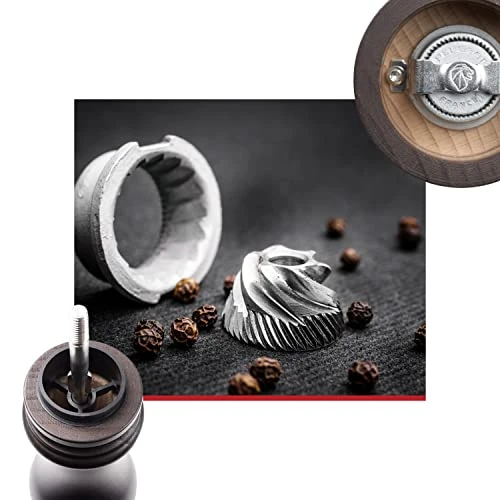 Peugeot 870418/1 Paris Classic 7-Inch Pepper Mill, Chocolate 4 Peugeot 870418/1 Paris Classic 7-Inch Pepper Mill, Chocolate - Image 2