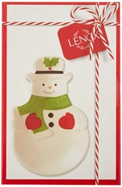 Lenox Holiday Snowman Spoon Rest