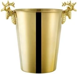 Champagne Bucket With Carry Handles Gold Plated Stainless Steel Ice Bucket For Parties 14 Champagne Bucket With Carry Handles Gold Plated Stainless Steel Ice Bucket For Parties -KitchenAid Shop 41P07Aaok4L. AC
