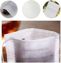 Tea Filter Bags With Free Tea Spoon, Safe & Natural Material, Disposable Tea Infuser For Loose Leaf Tea, Coffee, Spice, Herbs (300 PCS) 11 Tea Filter Bags With Free Tea Spoon, Safe & Natural Material, Disposable Tea Infuser For Loose Leaf Tea, Coffee, Spice, Herbs (300 PCS) -KitchenAid Shop 41P1kGaKe9L