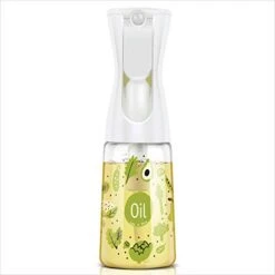 Oliver Oil Sprayer For Cooking, Spray Bottle 6oz, Non-Aerosol Refillable Dispenser Oil Mister FS601 Green Vegetable
